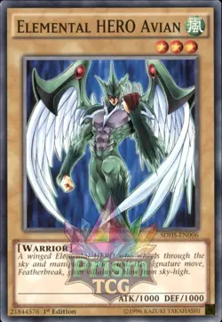 1st Ed Elemental HERO Avian SDHS-EN006 Yugioh - Image 1