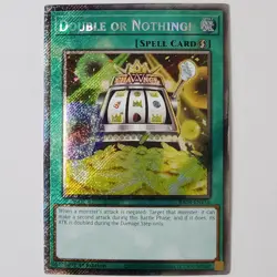 Double or Nothing! - RA04-EN156 - NM - Platinum Secret Rare - 1st ed - Yugioh - Image 1