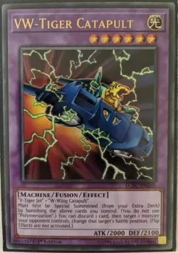 YuGiOh VW-Tiger Catapult Ultra Rare 1st Edition LCKC-EN060 - Image 1