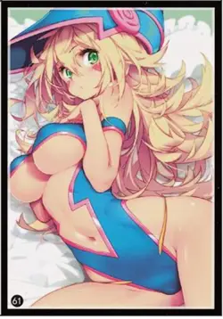(100) YuGiOh Dark Magician Girl Small Card Sleeves 100Pcs 63x90mm #61 - Image 1