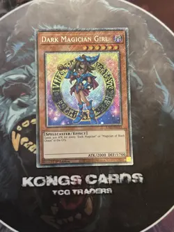 RA03-EN123 "Dark Magician Girl" MEGA TIN Platinum Secret Rare YuGiOh! NM - Image 1