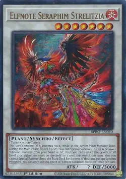 Elfnote Seraphim Strelitzia BPRO-EN040 Ultra Rare Yugioh Burst Protocol - Image 1