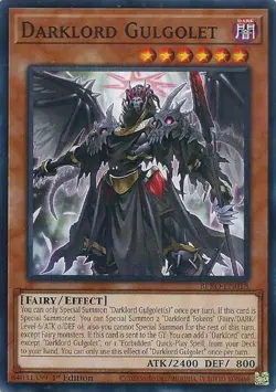 Near Mint, English Yu Gi Oh Darklord Gulgolet - BPRO-EN018 - Common - 1st Editio - Image 1