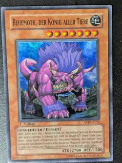 Behemoth, der Konig aller Tiere FET-DE014 Super Rare Deutsch EX Yugioh - Image 1