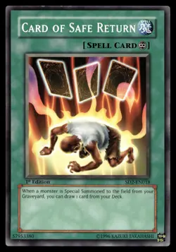 Card of Safe Return SD2-EN018 Structure Deck: Zombie Madness - Image 1