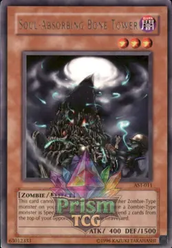 Soul-Absorbing Bone Tower rare AST-011 Yugioh - Image 1