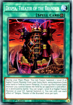Despia, Theater of the Branded - DAMA-EN053 - Common - 1st Edition - Yugioh - Image 1