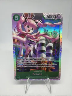 Perona Super Rare OP14-033 | NM | The Azure Sea's Seven | English - Image 1