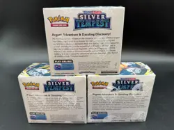 Lot of (3) Pokemon TCG Sword & Shield Silver Tempest Booster Boxes SEALED - Image 2