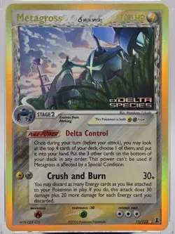 Metagross - Reverse Holo EX Delta Species Pokemon TCG 11/113! NM - Image 2