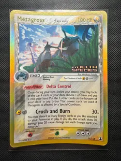 2005 Pokemon EX Delta Species Metagross Reverse Holo #11/113 MP - Image 1