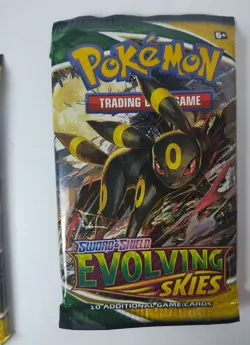 Evolving Skies Pokemon TCG 4 Packs Factory Sealed New Complete Art Set 820650808777 - Image 2