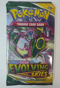Evolving Skies Pokemon TCG 4 Packs Factory Sealed New Complete Art Set 820650808777 - Image 4