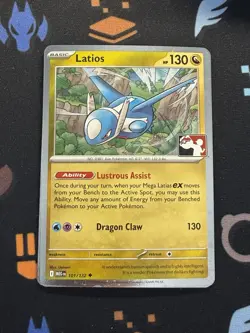 Pokemon TCG Latios - 101/132 Prize Pack Series 8 Cosmo Holo Pack Fresh - NM - Image 1