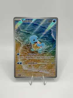 Pokemon TCG Squirtle Illustration Rare 170/165 Holo Scarlet & Violet 151 NM - Image 1