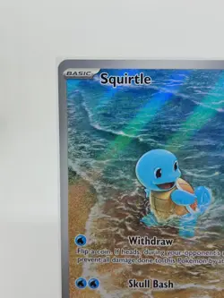 Pokemon TCG Scarlet & Violet 151 Squirtle Illustration Rare 170/165 Holo NM/M 🌊 - Image 3