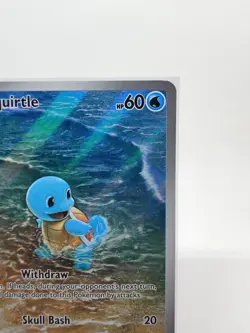 Pokemon TCG Scarlet & Violet 151 Squirtle Illustration Rare 170/165 Holo NM/M 🌊 - Image 4