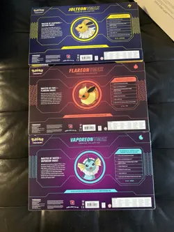 Pokemon Eeveelution Vmax Premium Collection Vaporeon Flareon Jolteon Sealed Lot - Image 2