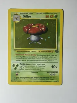Pokemon Karte - Giflor (15/64) Holo Dschungel Set - Deutsch - Vintage Excellent - Image 1