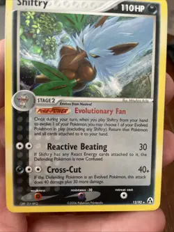 Shiftry 12/92 EX Legend Maker Pokemon Trading Card TCG Rare Holo 2006 Excellent - Image 5