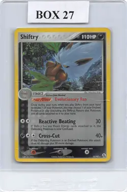 Shiftry 12/92 - COSMO Holo Rare - EX Legend Maker - POKEMON CARD - HP/DMG - Image 1