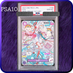 PSA 10 One Piece UTA OP02-120 SP Special Alt Art Awakening of The New Era 2023 - Image 1