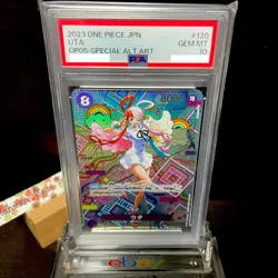 PSA 10 One Piece UTA OP02-120 SP Special Alt Art Awakening of The New Era 2023 - Image 3