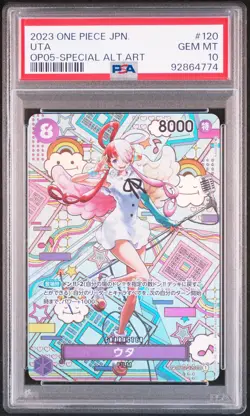 PSA 10 One Piece UTA OP02-120 SP Special Alt Art Awakening of The New Era - Image 1