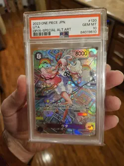 GEM Uta OP05 OP02-120 One Piece CCG Awakening Of The New Era PSA 10 Alt Art BGS - Image 1