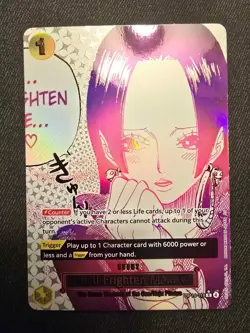 You'll Frighten Me... (OP14-118) Alternate Art -The Azure Sea's Seven NM English - Image 1