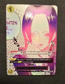 You'll Frighten Me... (OP14-118) Alternate Art -The Azure Sea's Seven NM English - Image 2