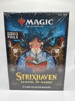 Magic The Gathering STRIXHAVEN School of Mages 15-Card Collector Booster Box 630509958610 - Image 1