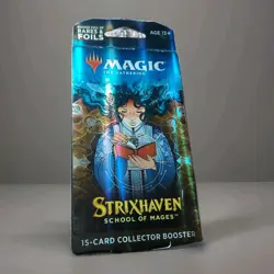 Magic: The Gathering Strixhaven School Mages 15-Card Collector Booster Pack 630509958610 - Image 1