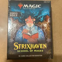 Magic The Gathering STRIXHAVEN School of Mages 15-Card Collector Booster Box 630509958610 - Image 1