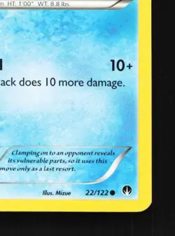 Shellder 22/122 LP BREAKpoint English Pokemon Card TCG - Image 3