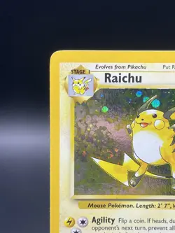 Raichu 16/130 Pokemon Base Set 2 Holo Rare Card - Image 2