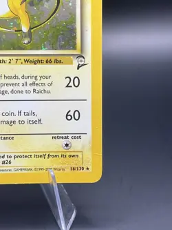 Raichu 16/130 Pokemon Base Set 2 Holo Rare Card - Image 5