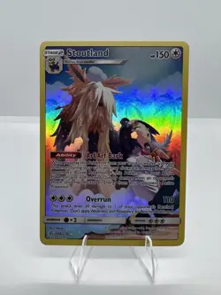Stoutland Secret Rare Full Art Cosmic Eclipse 248/236 Pokemon Card NM - Image 1