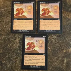 Snuff Out Mercadian Masques x3 Black Instant MTG Cards Regular English - Image 1