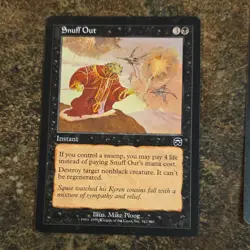 Snuff Out Mercadian Masques x3 Black Instant MTG Cards Regular English - Image 3