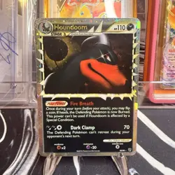 Pokemon TCG Houndoom Prime Ultra Rare Holo Card 82/90 Undaunted English LP++++++ - Image 1