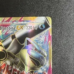 Pokemon M Blastoise EX Full Art Ultra Rare Card 102/108 XY Evolutions Heavy Play - Image 3