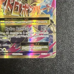 Pokemon M Blastoise EX Full Art Ultra Rare Card 102/108 XY Evolutions Heavy Play - Image 4