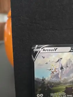 Pokemon TCG Arceus v SWSH204 Black Star Promo Card NM Condition - Image 4