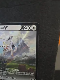 Pokemon TCG Arceus v SWSH204 Black Star Promo Card NM Condition - Image 5