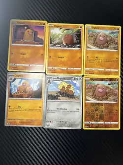 6x Diglett Dugtrio Card Lot Pokemon TCG Card Collection - Image 1