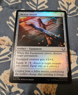 Meteor Sword FOIL - Avatar: The Last Airbender MTG Magic - Image 1
