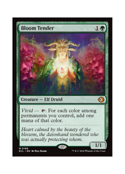Magic the Gathering MTG ECL Bloom Tender 166 Regular Near Mint - Image 1