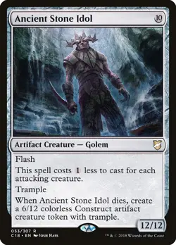1x Ancient Stone Idol NM Eng MTG - Commander 2018 - Image 1