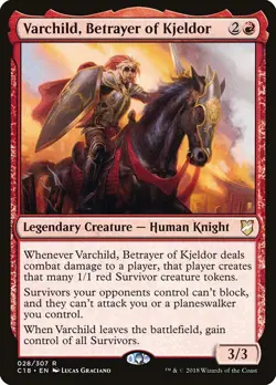 1x Varchild, Betrayer of Kjeldor NM Eng MTG - Commander 2018 - Image 1
